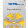 POWER ONE μπαταρίες ακουστικών βαρηκοΐας P10, mercury free, 1.45V, 6τμχ