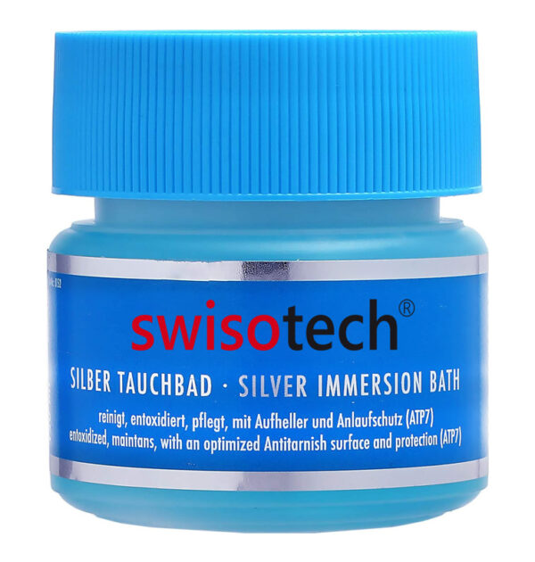 SWISOTECH υγρό καθαρισμού κοσμημάτων από ασήμι, 150ml