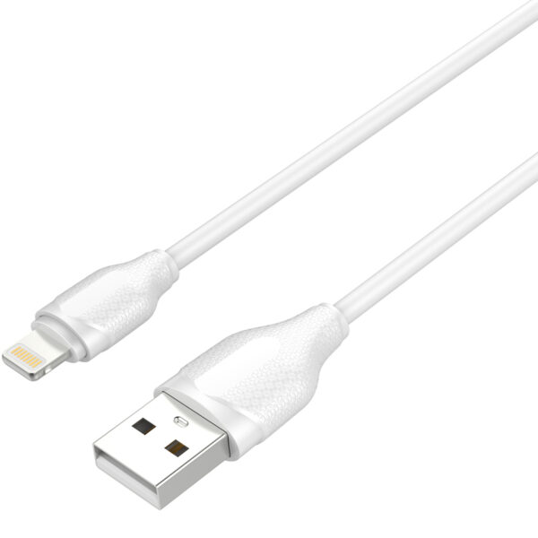 LDNIO καλώδιο Lightning σε USB LS372, 2.1A, 2m, λευκό