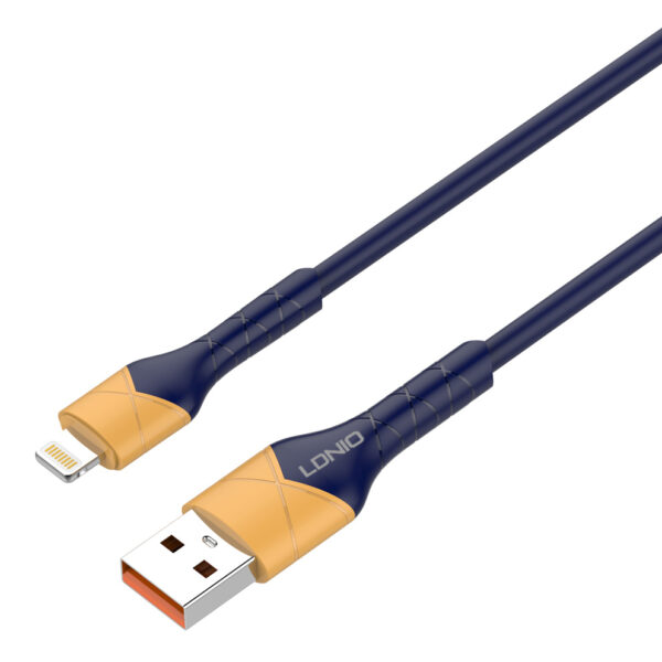 LDNIO καλώδιο Lightning σε USB LS801, 30W, 1m, μπλε