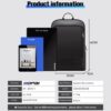 Σακίδιο πλάτης Αντικλεπτικό 16L Laptop 17” Bopai 61-85011 μαύρο