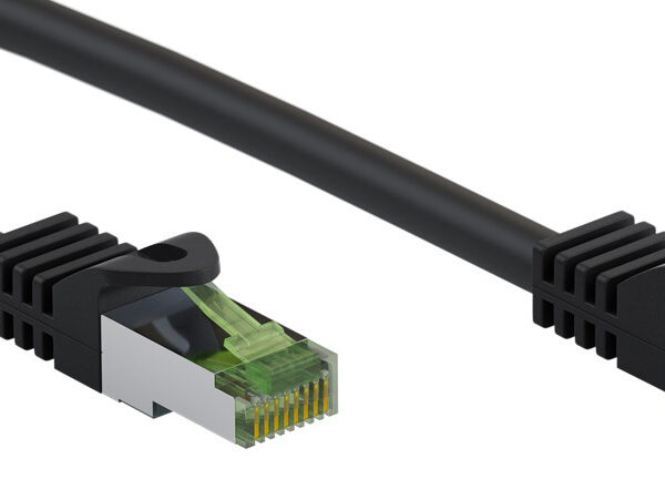 GOOBAY καλώδιο δικτύου 61097, CAT 8.1 S/FTP, copper, LSZH, 7.5m, μαύρο