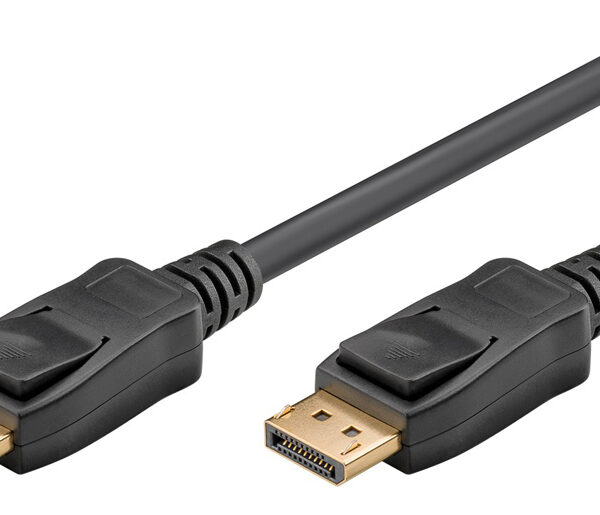 GOOBAY καλώδιο DisplayPort 61712, 4K/60Hz, 21.6 Gbps, 2m, μαύρο