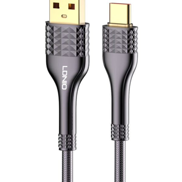 LDNIO καλώδιο USB-C σε USB LS652, 30W, 2m, γκρι
