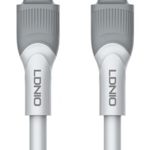 LDNIO καλώδιο Lightning σε USB-C LC601I, 30W PD, 1m, γκρι