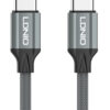 LDNIO καλώδιο USB-C σε USB-C LC441C, 65W PD, 1m, γκρι