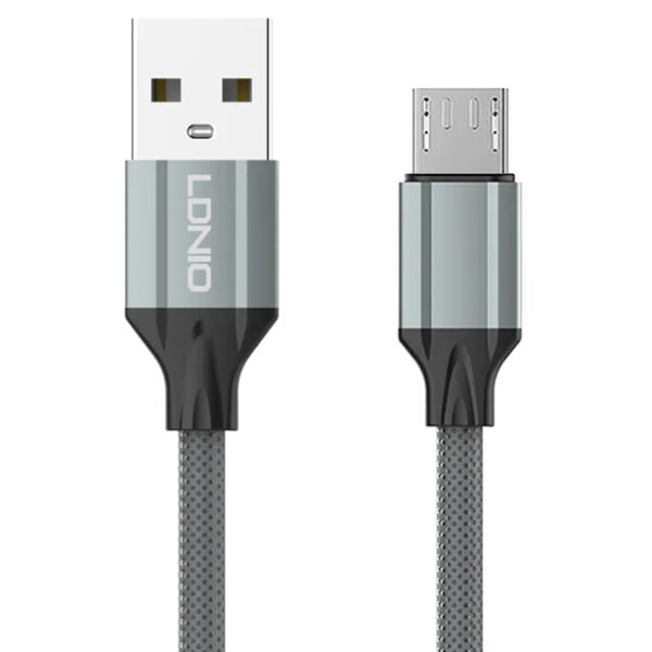 LDNIO καλώδιο Micro USB σε USB LS441, 2.4A, 1m, γκρι