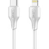 LDNIO καλώδιο Lightning σε USB-C LC122I, 30W PD, 2m, λευκό