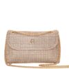 Τσάντα φάκελος clutch CK6022 - Σαμπανιζέ