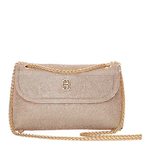 Τσάντα φάκελος clutch CK6022 - Σαμπανιζέ