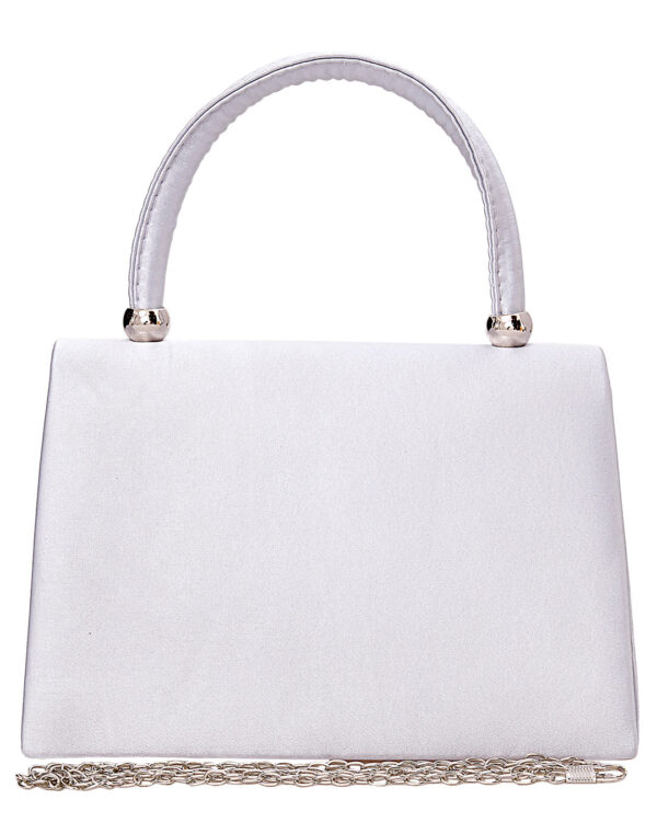 Τσάντα φάκελος clutch JH-2213 - Ασημί
