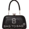 Τσάντα φάκελος clutch CK6021 - Μαύρο