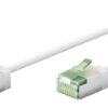 GOOBAY καλώδιο δικτύου 74360, CAT 8.1 U/FTP, slim, copper, 40Gbps, 1m, λευκό