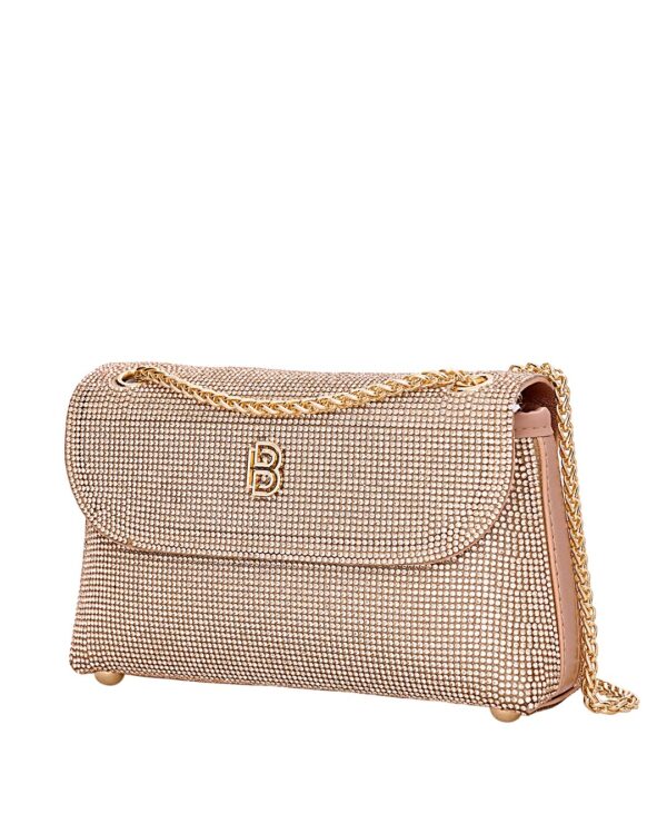 Τσάντα φάκελος clutch CK6022 - Σαμπανιζέ