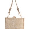 Τσάντα φάκελος clutch CK6019 - Χρυσό