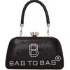 Τσάντα φάκελος clutch CK6021 - Μαύρο