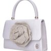 Τσάντα φάκελος clutch JH-2213 - Ασημί