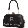 Τσάντα φάκελος clutch CK6021 - Μαύρο