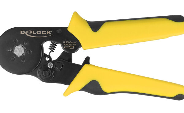 DELOCK πρέσα ακροδεκτών 90561, αυτορυθμιζόμενη, εξάγωνο, 10-23 AWG