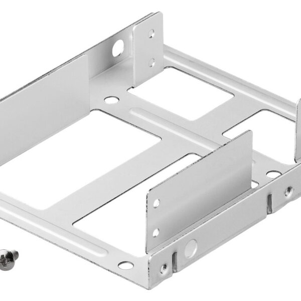 GOOBAY διπλό tray μετατροπής από 3.5" σε 2.5" 95875, ασημί