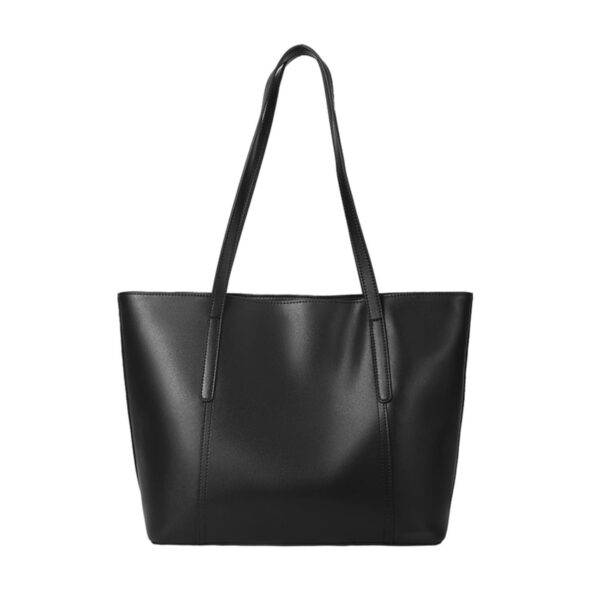 Δερμάτινη Γυναικεία Τσάντα Shopper 'Ωμου Foxer 958V422F μαύρο