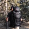 Σακίδιο πλάτης ορειβατικό Ταξιδιού αδιάβροχο Cardinal 990 90L μαύρο