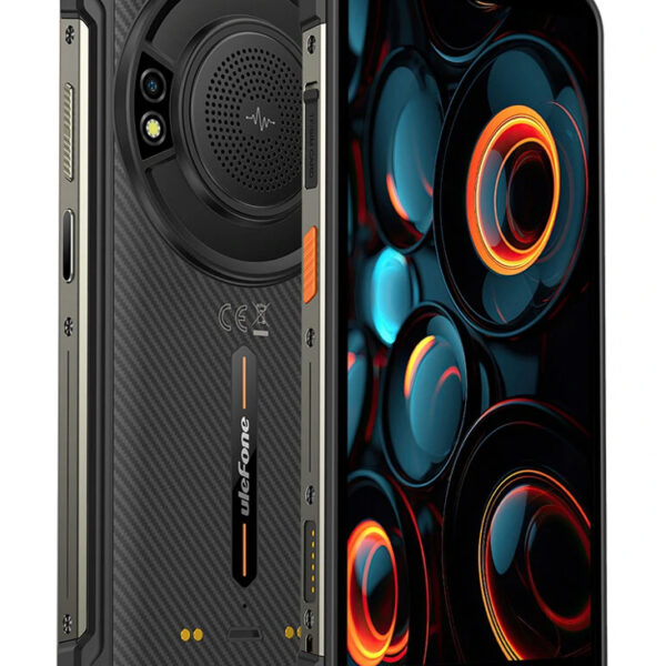 ULEFONE smartphone Power Armor 16S με ηχείο 3.5W, 5.93", 8/128GB, 9600mAh, IP68/IP69K, μαύρο
