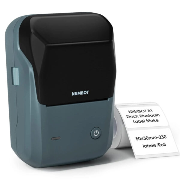 NIIMBOT smart θερμικός εκτυπωτής ετικετών B1, 203dpi, Bluetooth, μπλε