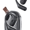 USAMS earphones με θήκη φόρτισης UG26, OWS, Φ14.2mm, 50/300mAh, μαύρα