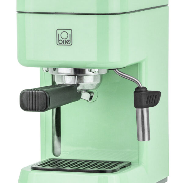 BRIEL μηχανή espresso B14S, 20 bar, με ακροφύσιο, πράσινη