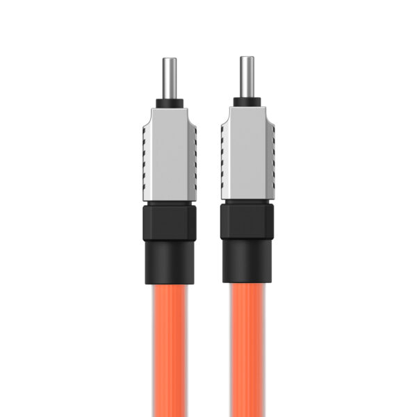 Baseus CAKW000207 CoolPlay καλώδιο USB-C σε USB-C, 1μ 100W, πορτοκαλί