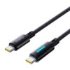 Baseus Lit P10379000121-00 καλώδιο USB-C σε USB-C 100W, 1μ, μαύρο