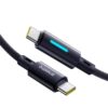 Baseus Lit P10379000121-00 καλώδιο USB-C σε USB-C 100W, 1μ, μαύρο