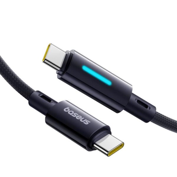 Baseus Lit P10379000121-00 καλώδιο USB-C σε USB-C 100W, 1μ, μαύρο