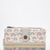 Sweet Candy Vintage Story – Γυναικείο Πορτοφόλι με Retro Graphic Design & Shabby Chic Λεπτομέρειες
