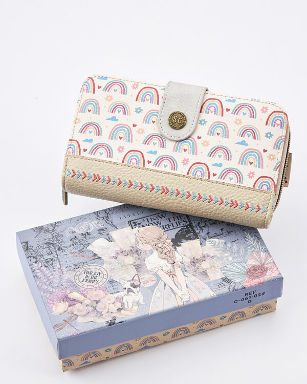 Sweet Candy Vintage Story – Πορτοφόλι με Shabby Chic Λεπτομέρειες & Ρομαντικό Ύφος