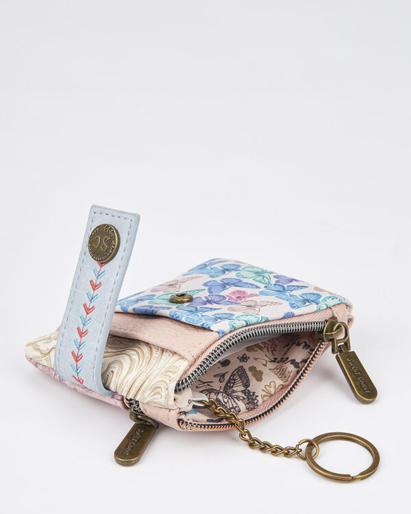 Sweet Candy Γυναικείο Mini Πορτοφόλι με Ρετρό Καθρέφτη & Vintage Στυλ – Mirror Bloom
