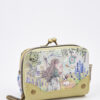 Sweet Candy Γυναικείο Mini Πορτοφόλι με Vintage Καθρέφτη & Κλασικό Κούμπωμα – Mirror Bloom