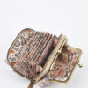 Sweet Candy Γυναικείο Mini Πορτοφόλι με Vintage Καθρέφτη & Κλασικό Κούμπωμα – Mirror Bloom