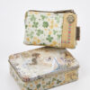 Sweet Candy Γυναικείο Mini Πορτοφόλι με Floral Σχέδιο & Τριπλό Φερμουάρ – Floral Whisper