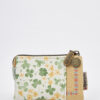 Sweet Candy Γυναικείο Mini Πορτοφόλι με Floral Σχέδιο & Τριπλό Φερμουάρ – Floral Whisper