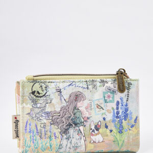 Sweet Candy Γυναικείο Πορτοφόλι με Vintage Καθρέφτη & Ρετρό Design – Mirror Bloom
