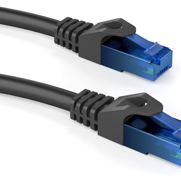 POWERTECH καλώδιο δικτύου CAB-N243, Cat 6 U/UTP, CCA 24AWG, 0.25m, μαύρο