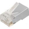 POWERTECH βύσμα RJ45 Cat 6a CAB-N321, μεταλλικό, 8p8cs, 50τμχ