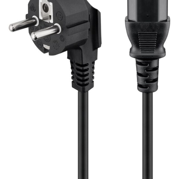 POWERTECH καλώδιο τροφοδοσίας CAB-P032, 3x 1mm², 5m, μαύρο