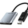 CABLETIME αντάπτορας DisplayPort σε 2x HDMI CT-DM2H8K-AG, 8K/30Hz, γκρι
