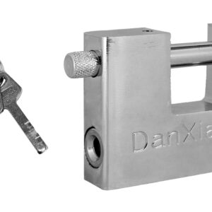 DAN XIANG λουκέτο πέταλο με κλειδί CTL-0027, 30mm, μεταλλικό