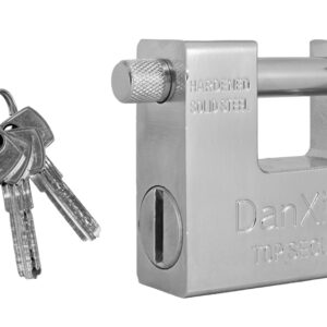 DAN XIANG λουκέτο πέταλο με κλειδί CTL-0027, 30mm, μεταλλικό