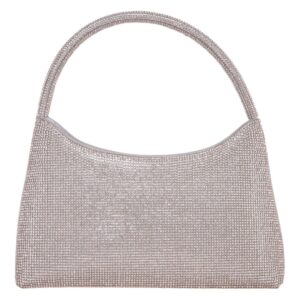 Τσάντα φάκελος clutch JH2226 - Ασημί