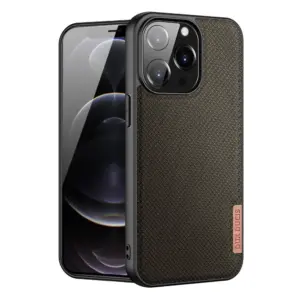 Dux Ducis Fino θήκη κινητού nylon για iPhone 13 Pro πράσινο